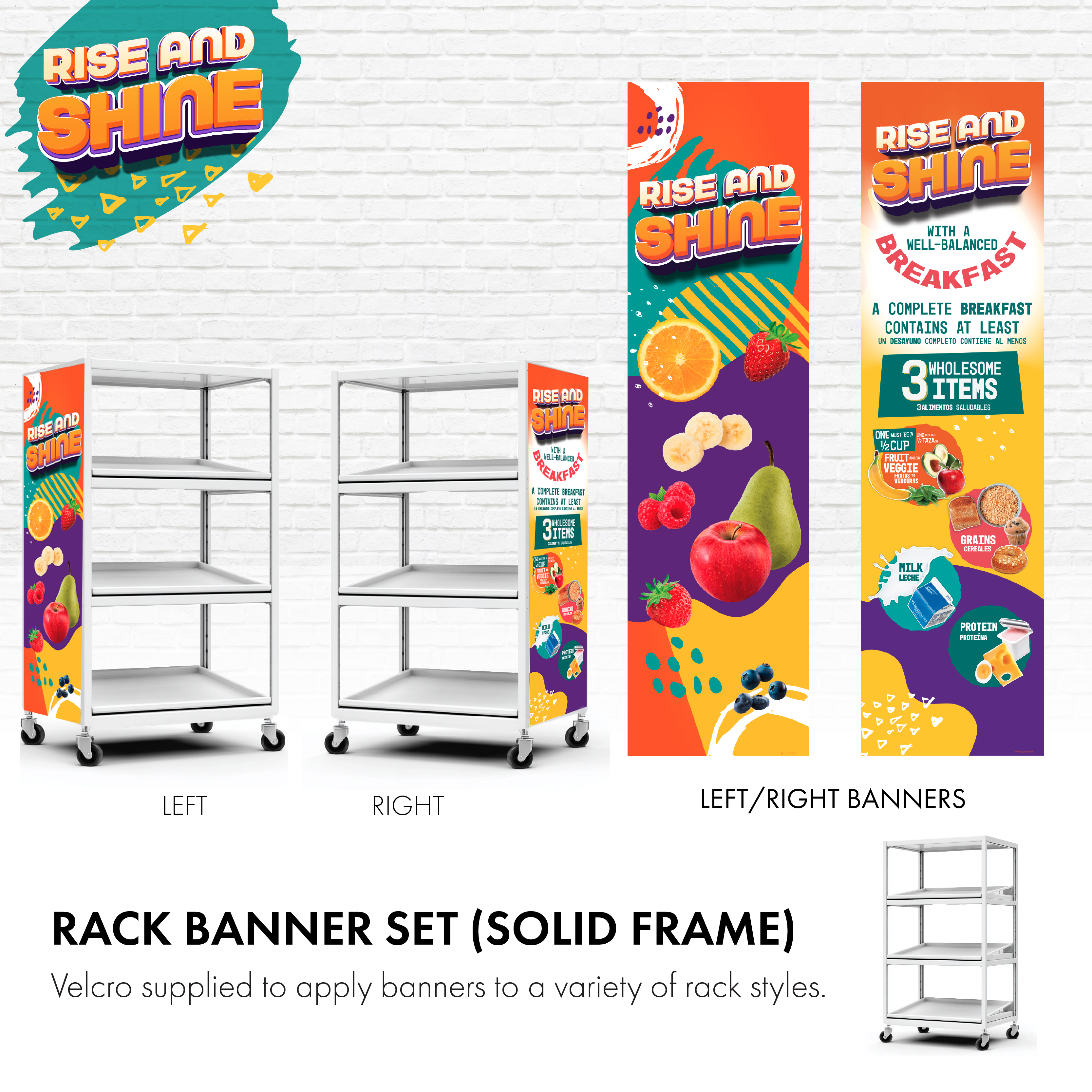 Rack Banner Set (Solid Frame)